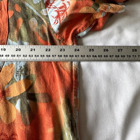 Hathaway Classics Men's Button Up Short Sleeve Rayon Tropical Hawaiian Shirt XL - Picture 12 of 14